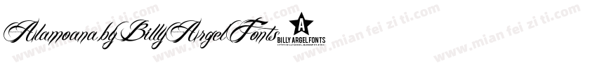 Alamoana by Billy Argel Fonts字体转换